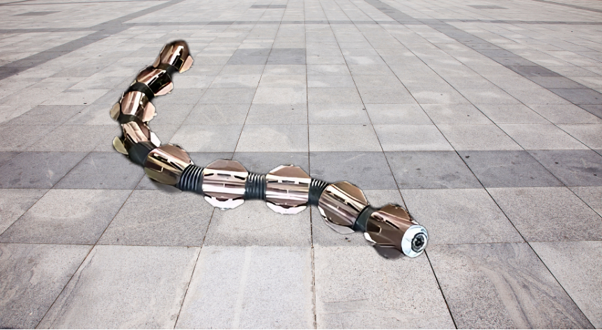 Snake-like robot made for exploration